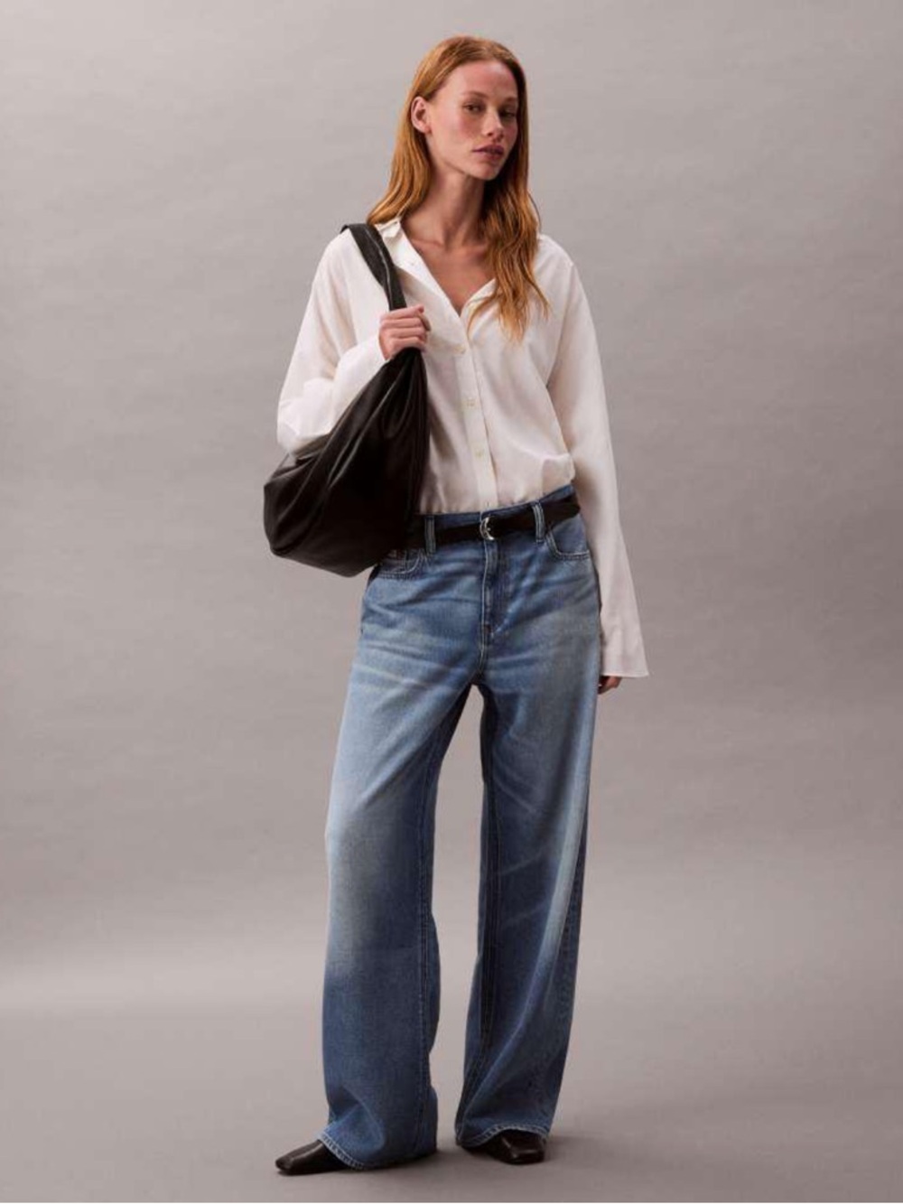 Calvin Klein Wide Leg Baggy Jeans 28